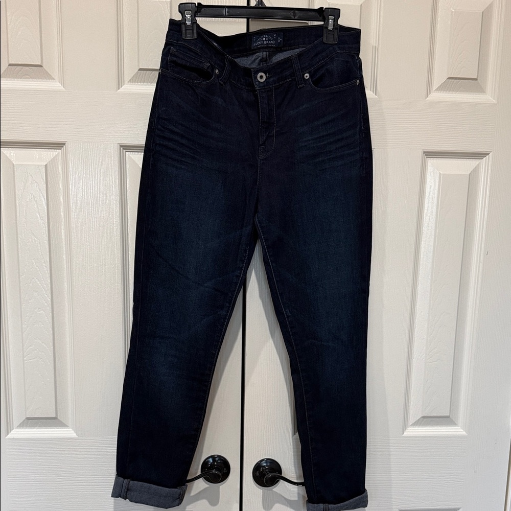 Lucky Brand Dark Indigo Ankle Jeans